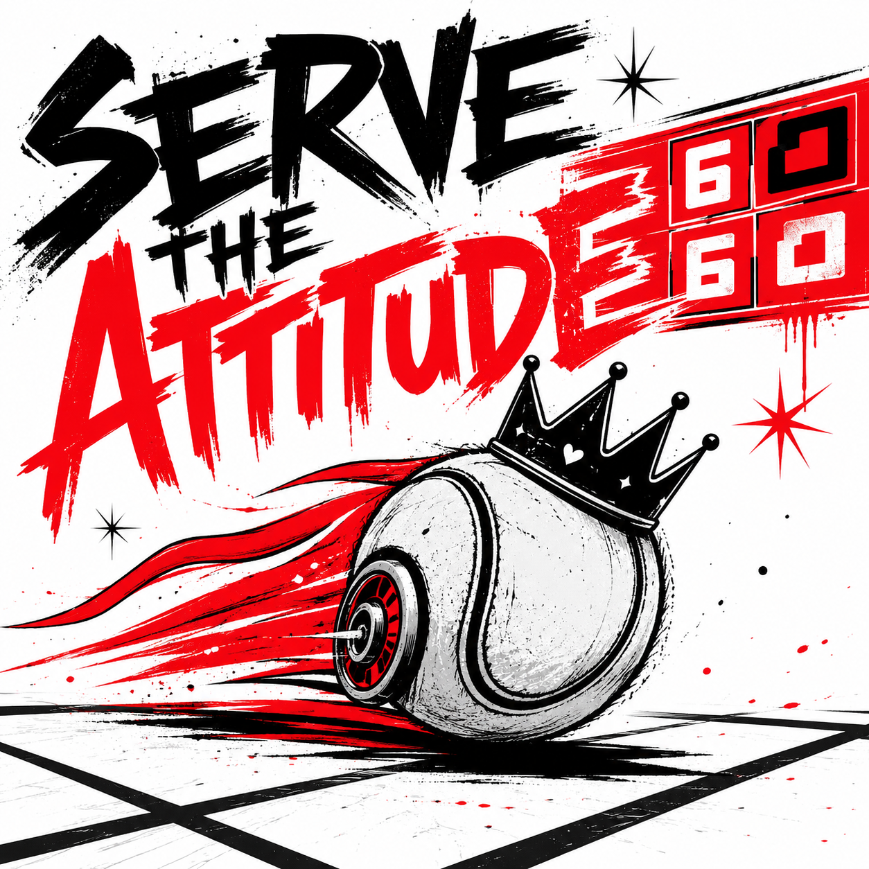 Serve Attitude Print